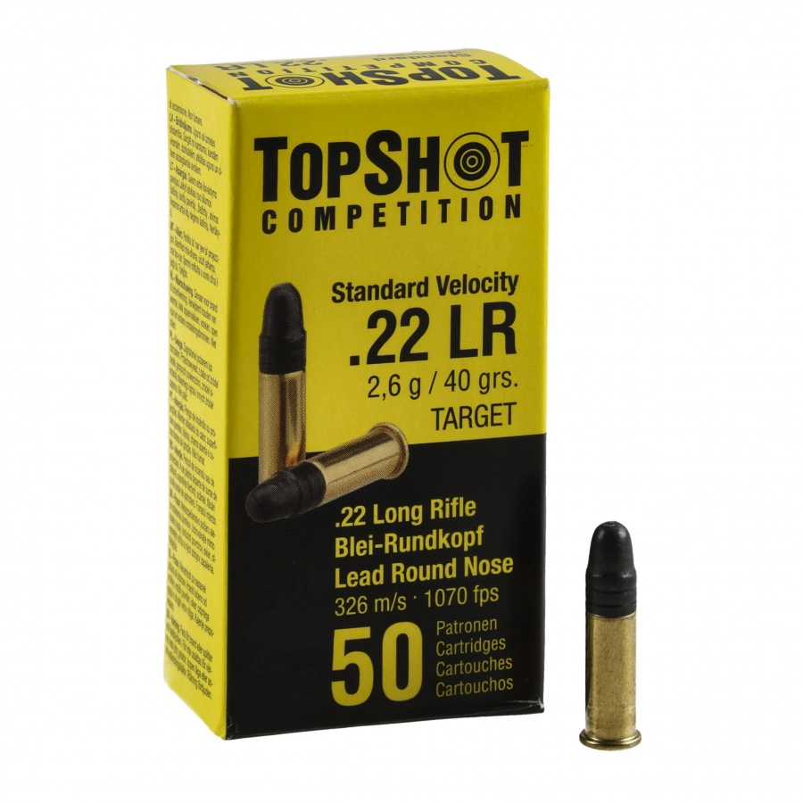 Topshot Comp Target .22LR 2.59 g / 40 gr ammunition 1/4