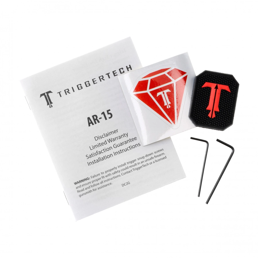 Triggertech AR15 Adaptable Curved Two St. trigger. 4/4
