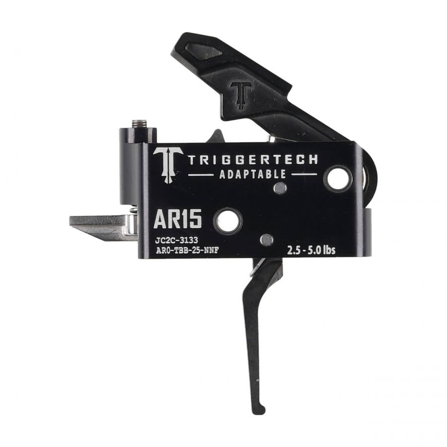 Triggertech AR15 Adaptable Flat Two St. trigger. 1/4