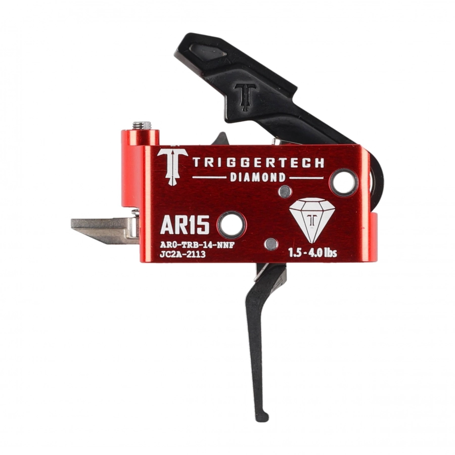 Triggertech AR15 Diamond Flat PVD Two Stage trigger 1/4