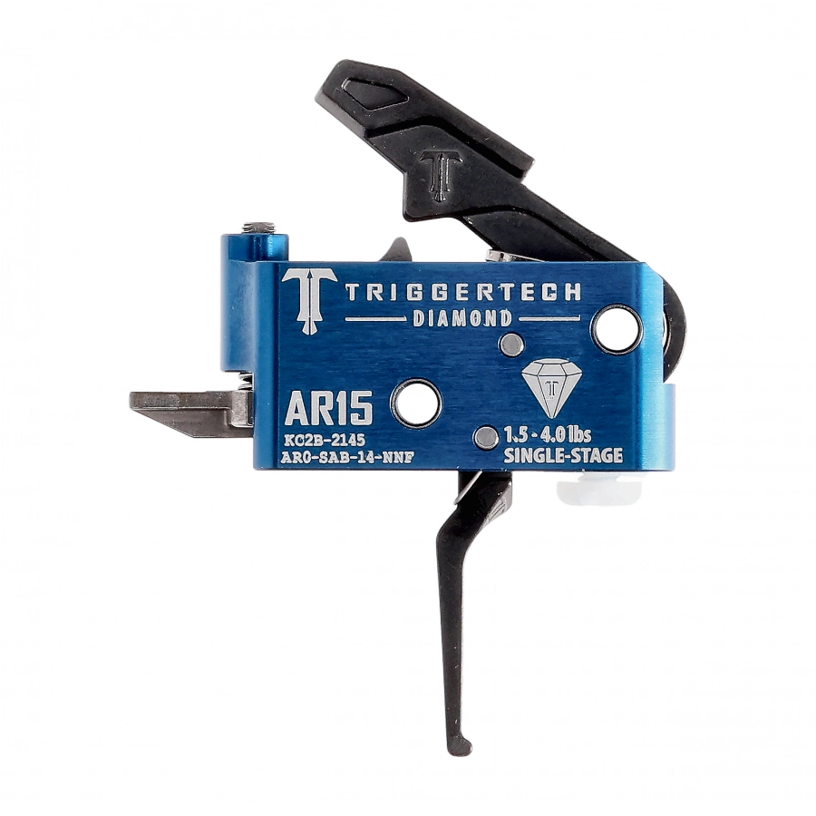 Triggertech AR15 Diamond Flat Single St. trigger. 1/4