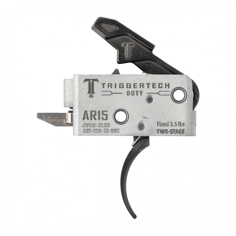 Triggetech AR15 Duty 3.5lb Curved Two St. trigger. 1/4