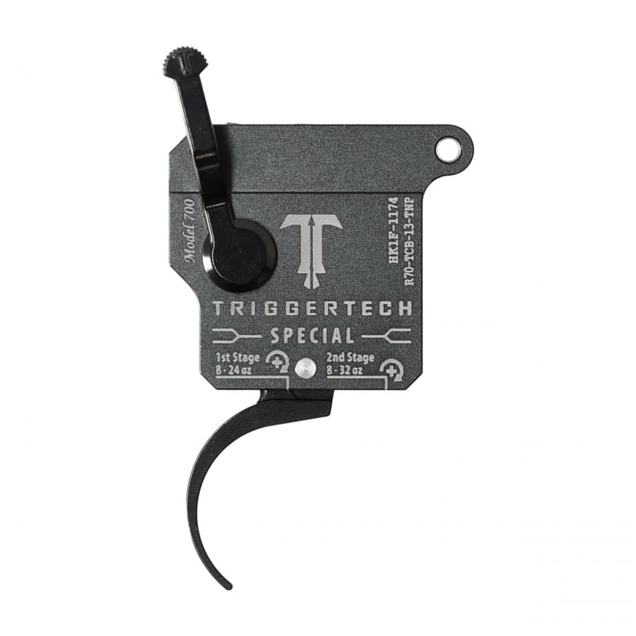 Triggetech Rem700 Special Black Curv Two St. trigger. 1/4