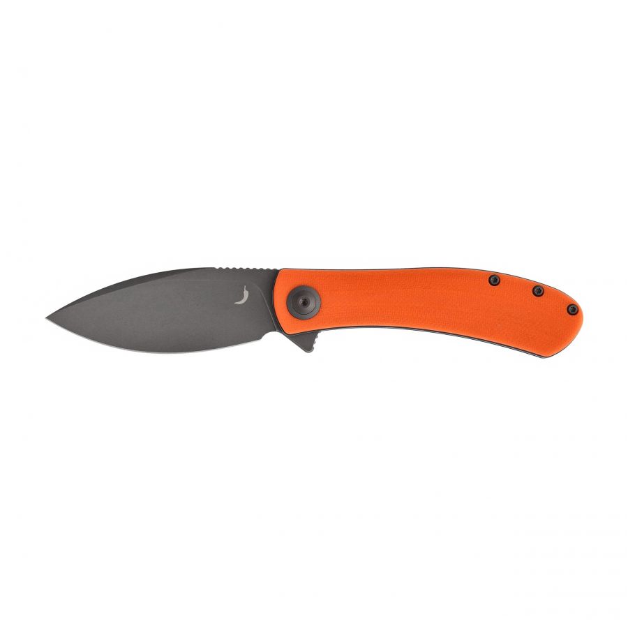Trollsky Knives Mandu orange G10 folding knife 1/5
