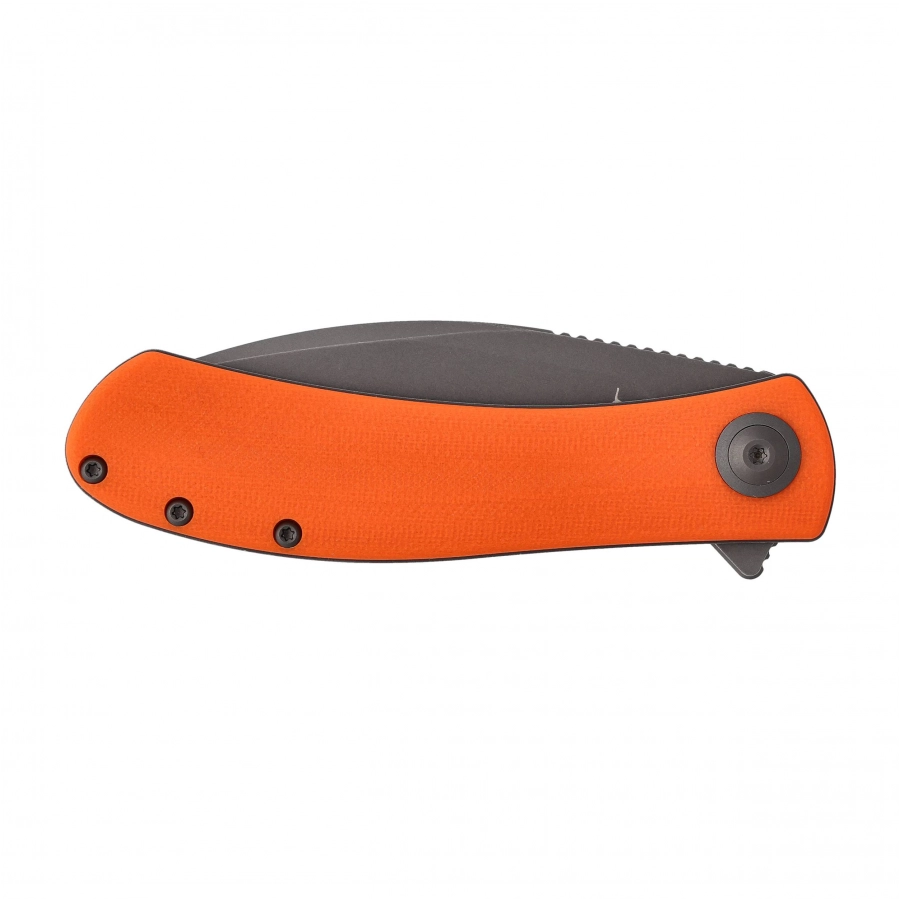 Trollsky Knives Mandu orange G10 folding knife 4/5