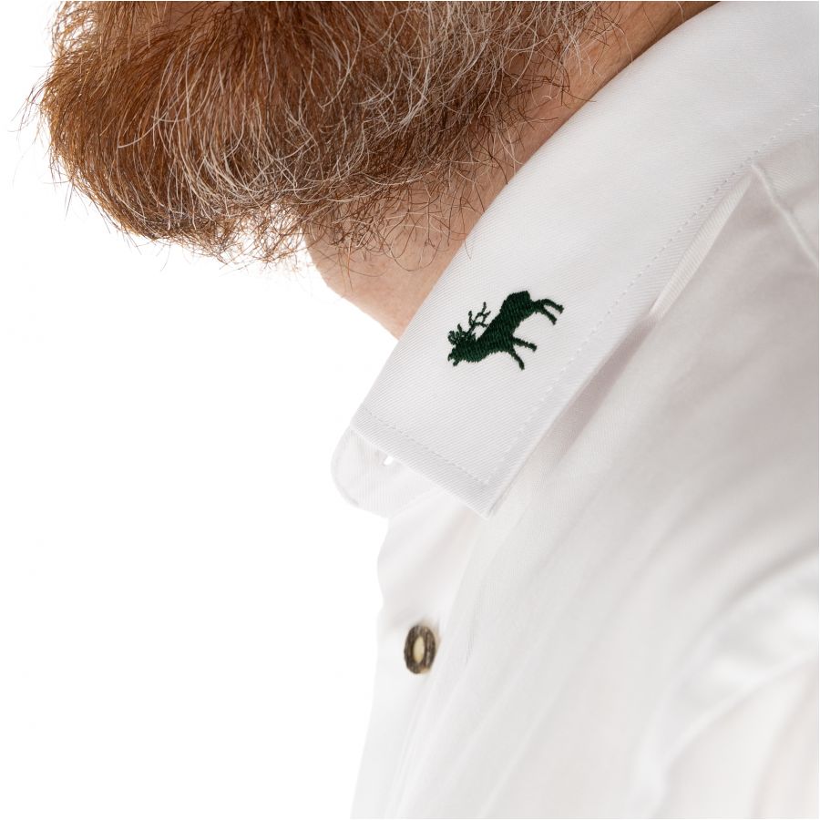 Troydeer shirt Egyptian cotton, bull embroidery, regula 4/5