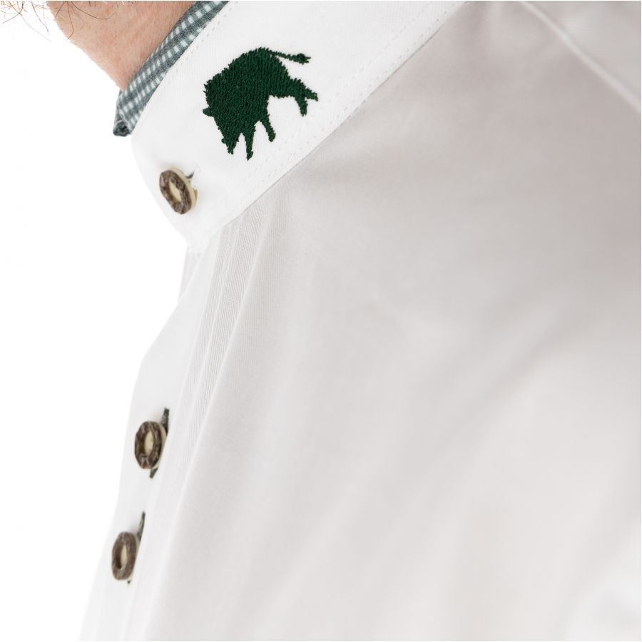 Troydeer shirt Egyptian cotton,wild boar embroidery regular 4/5