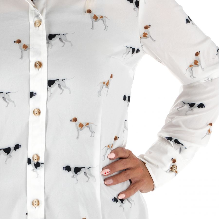 Troydeer women's silka pointer white shirt 4/5