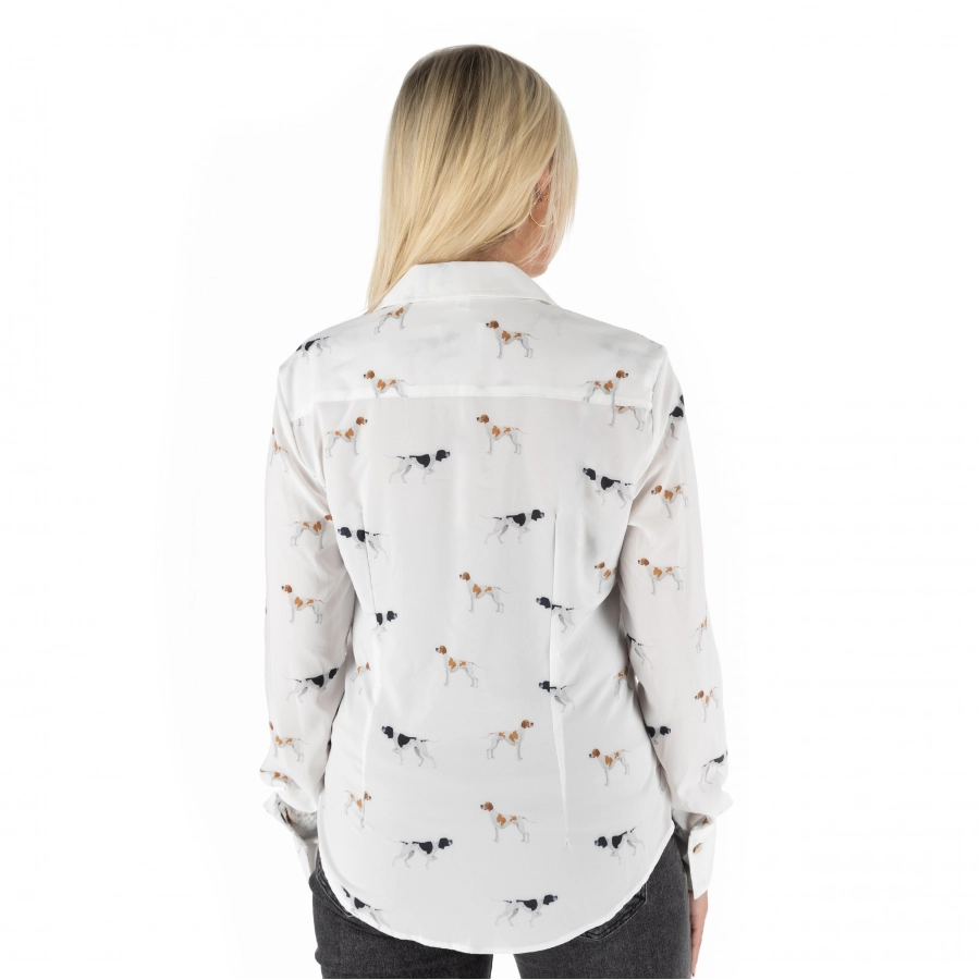 Troydeer women's silka pointer white shirt 3/5