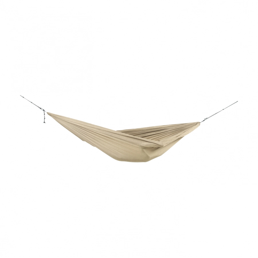 TTTM hammock 320 x 300 cm + carabiners and ropes, beige 1/3