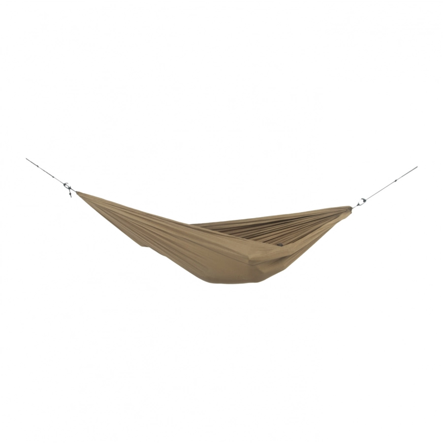 TTTM hammock 320 x 300 cm + carabiners and ropes, bronze 1/3