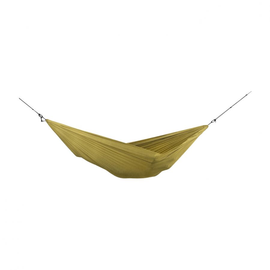TTTM hammock 320 x 300 cm + carabiners and ropes, gold 1/3