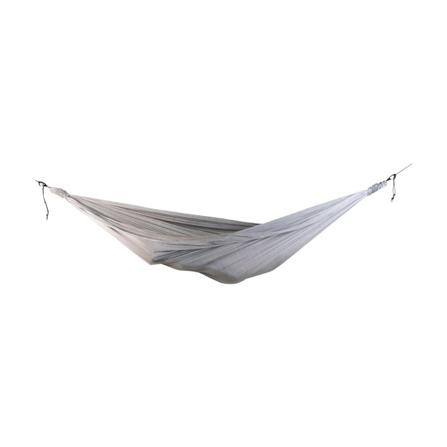 TTTM hammock 320 x 300 cm + carabiners and ropes, gray 1/3