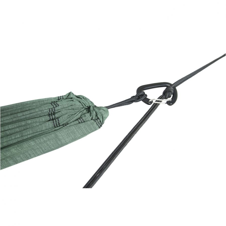 TTTM hammock 320 x 300 cm + carabiners and ropes, greenlo 3/3