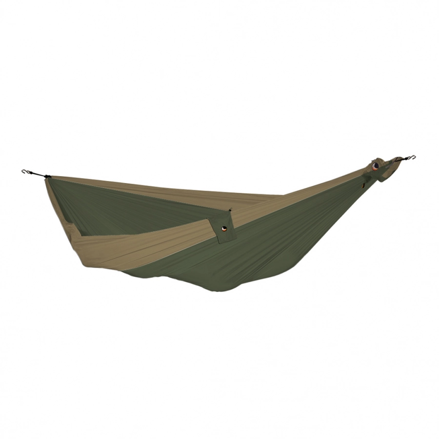 TTTM King Size two-person hammock green-brown. 1/1