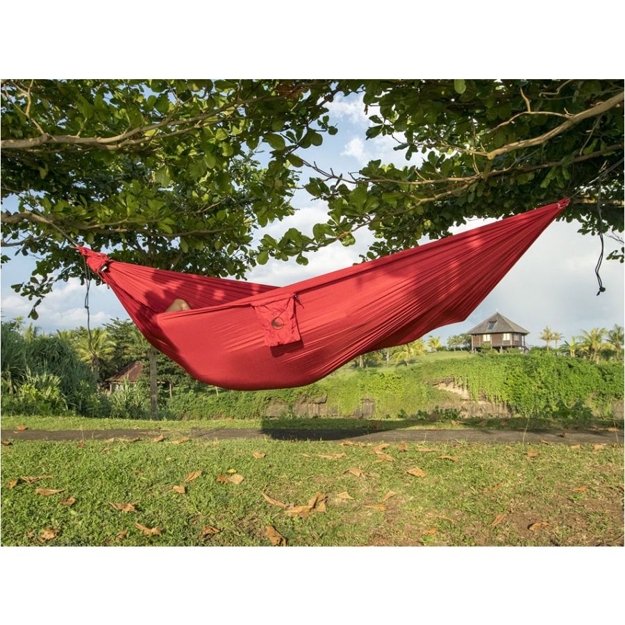 TTTM single person hammock burgundy 4/5