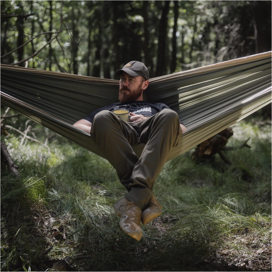 TTTM two-person hammock green-brown 4/6