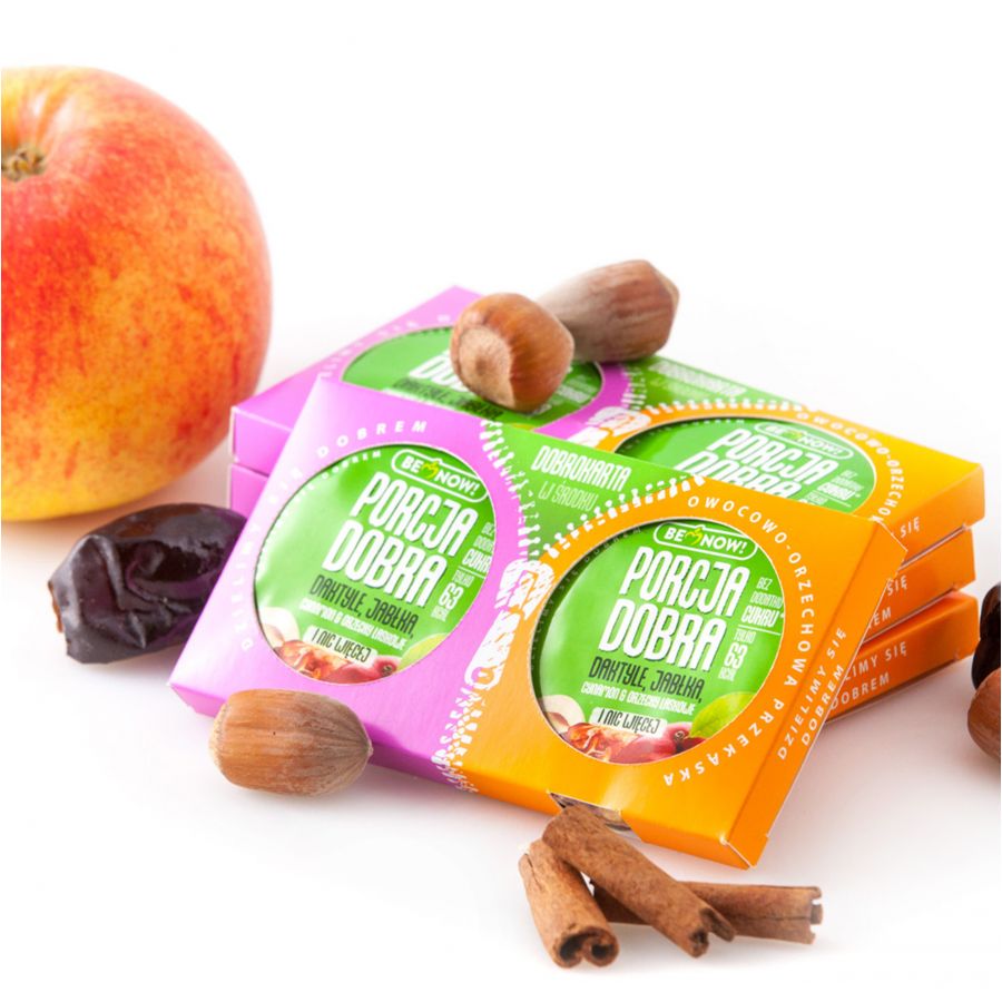 Two-pack of Portion of Good fruit and nuts with cinnamon 3/5