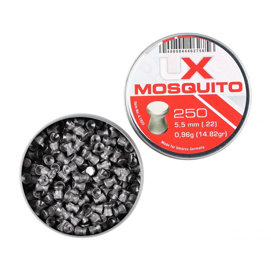 Umarex Mosquito Ribbed 5.5/250 diabolo shotgun pellets 2/3