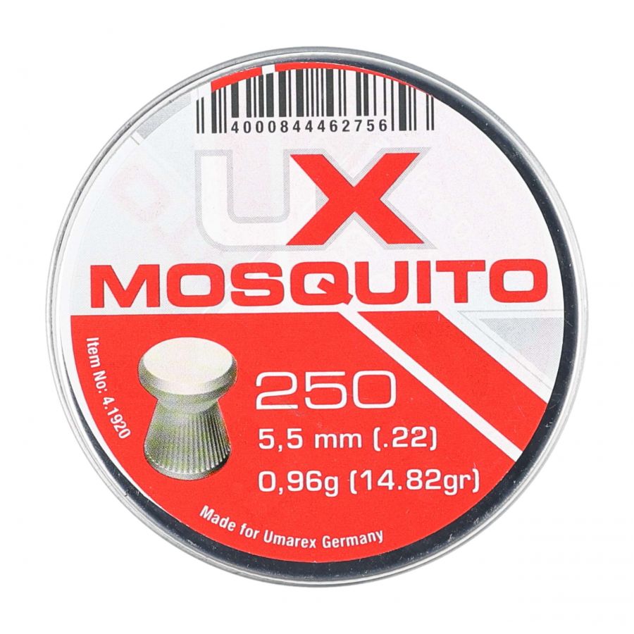 Umarex Mosquito Ribbed 5.5/250 diabolo shotgun pellets 1/3