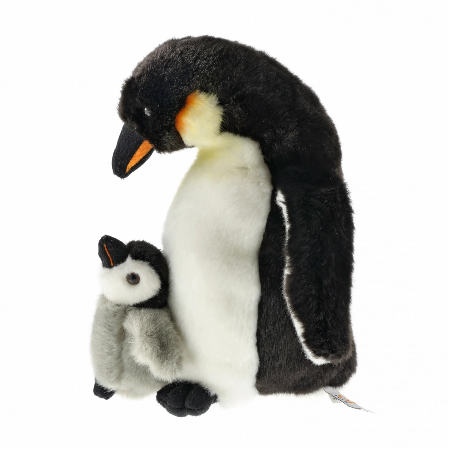 Uni-Toys mascot Penguin with child 26 cm 1/3