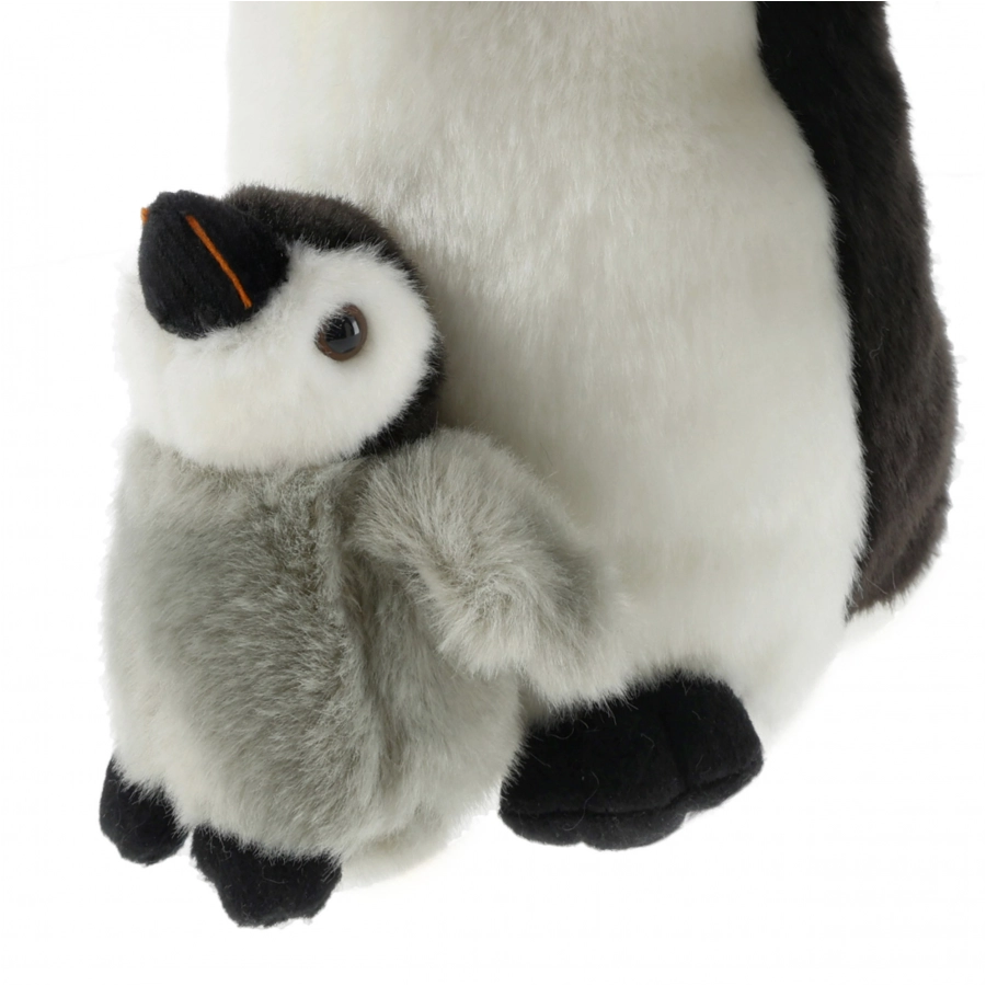 Uni-Toys mascot Penguin with child 26 cm 3/3