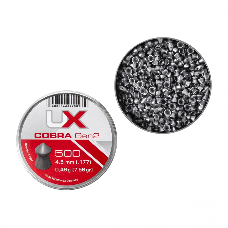 UX Cobra gen 2. 4.5 mm diabolo shot 500 pcs. 2/4