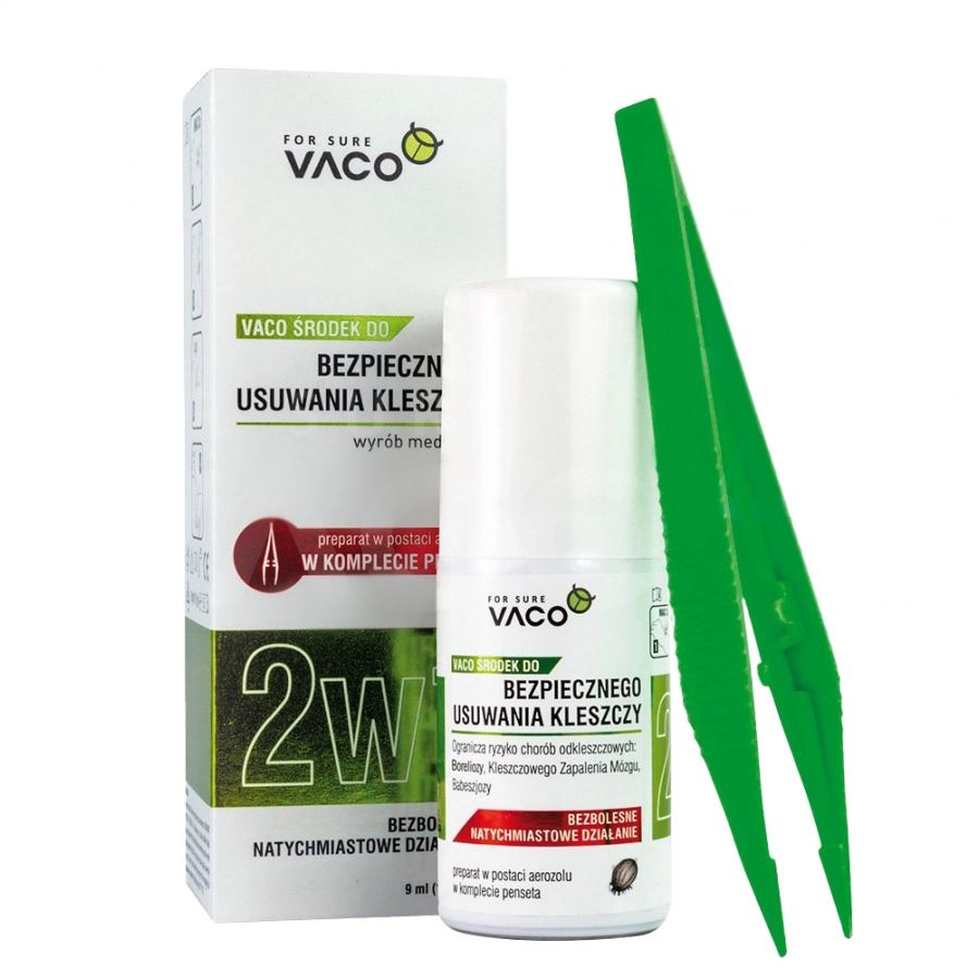 Vaco agent for safe removal of ticks from pę 1/3