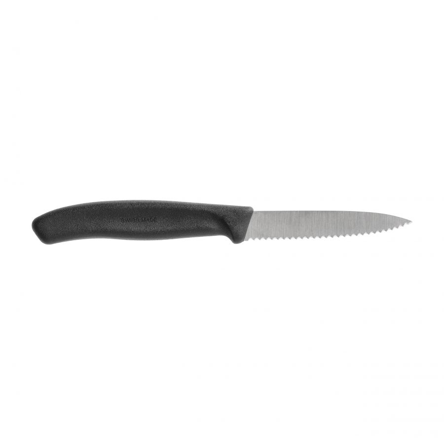 Vegetable knife 6.7633 serrated black 2/3