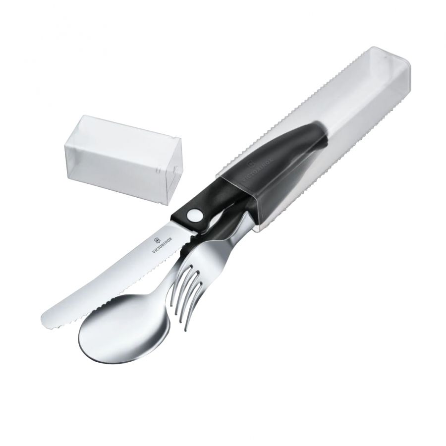 Victorinox cutlery set 6.7192.F3 black 1/4