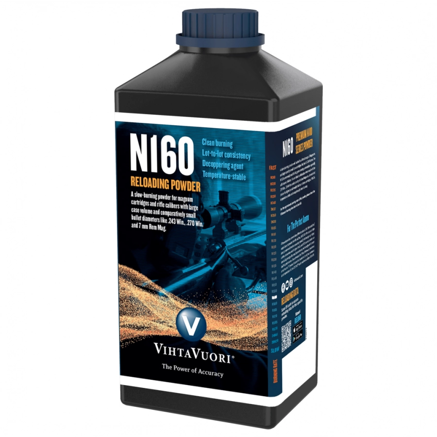 Vihtavuori N160 nitrocellulose powder 1 kg. 1/1