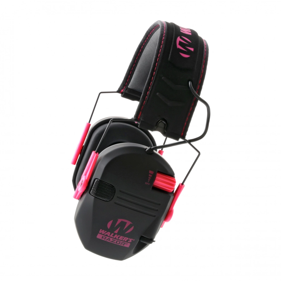 Walker's Razor Slim active ear protectors pink 3/8