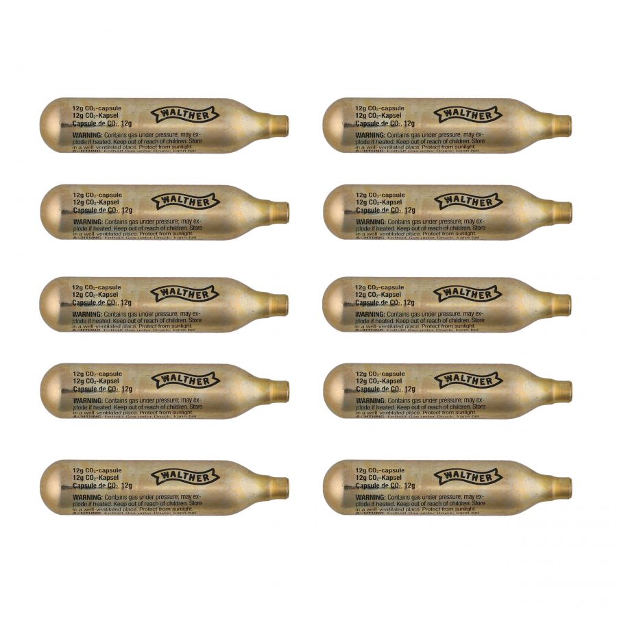 Walther 10 x 12 gr CO2 capsule cartridge 2/5