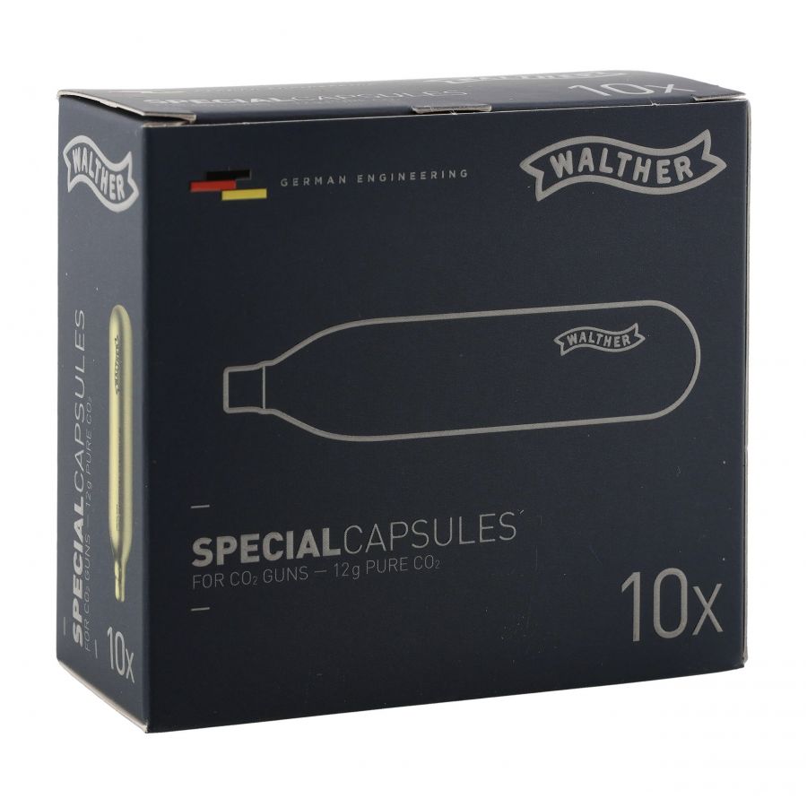 Walther 10 x 12 gr CO2 capsule cartridge 4/5