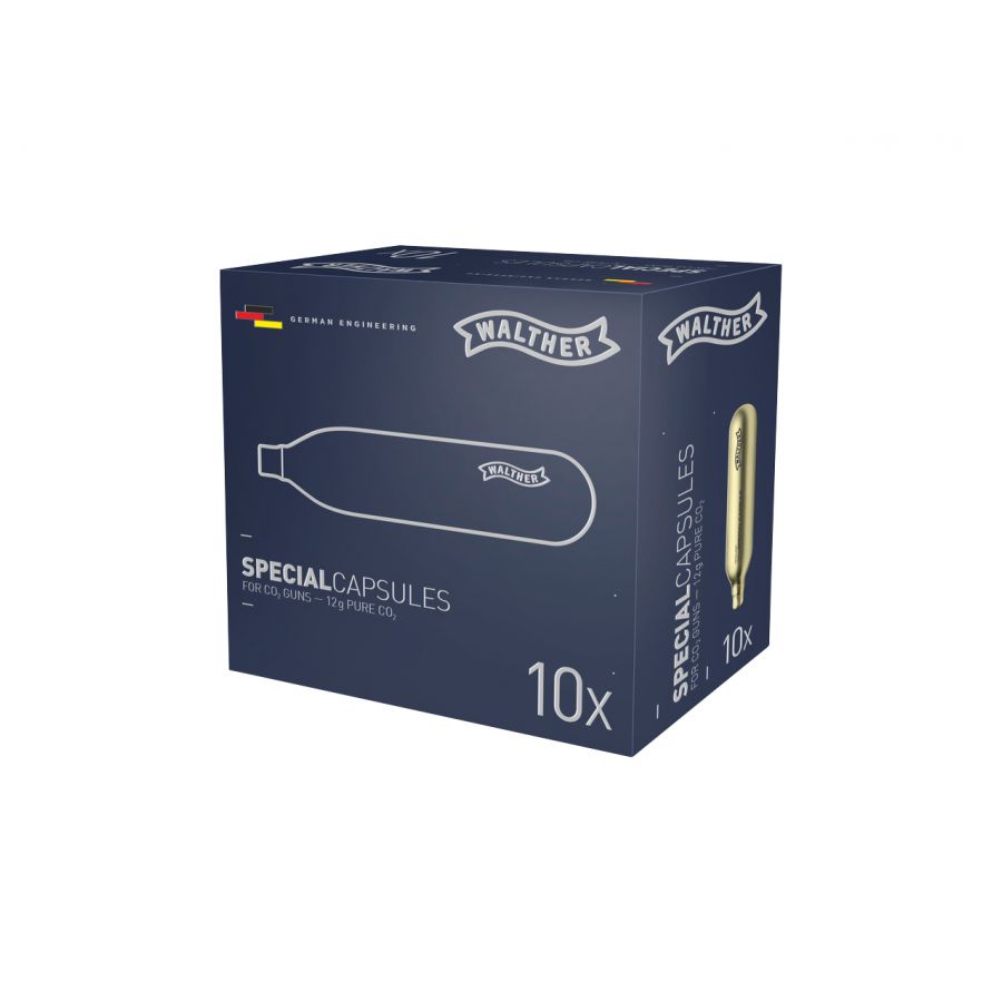 Walther 10 x 12 gr CO2 capsule cartridge 1/1