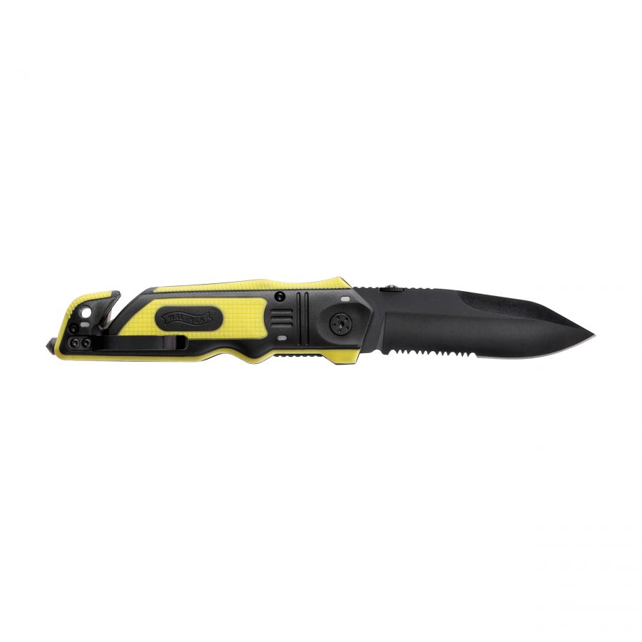 Walther ERK Emergency Rescue knife yellow. 2/6