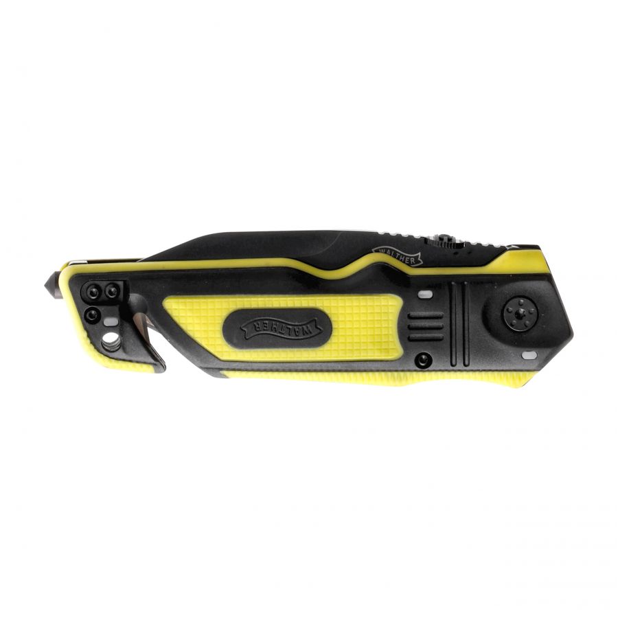 Walther ERK Emergency Rescue knife yellow. 4/6