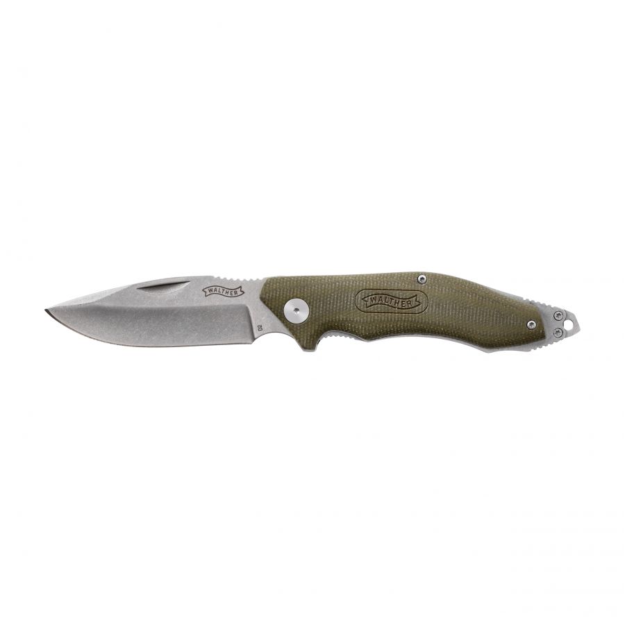 Walther GNK 2 green folding knife 1/6