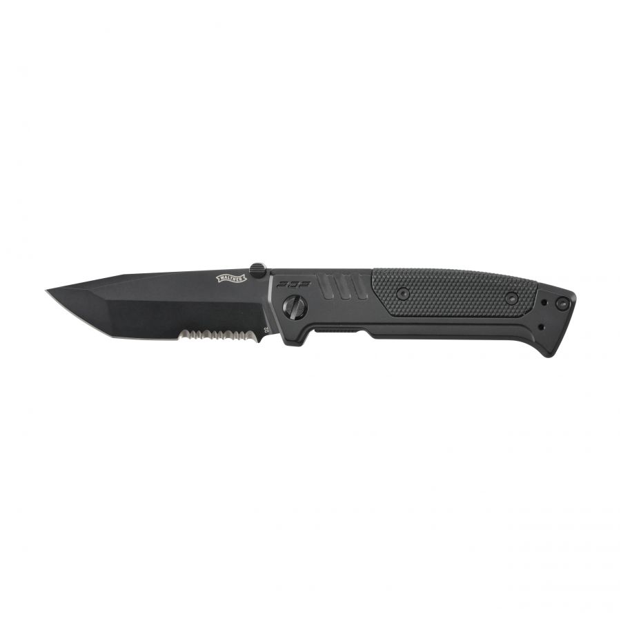 Walther PDP Tanto black folding knife. 1/5