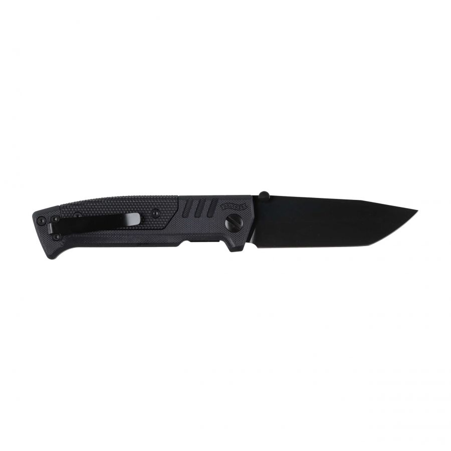 Walther PDP Tanto black folding knife. 2/6