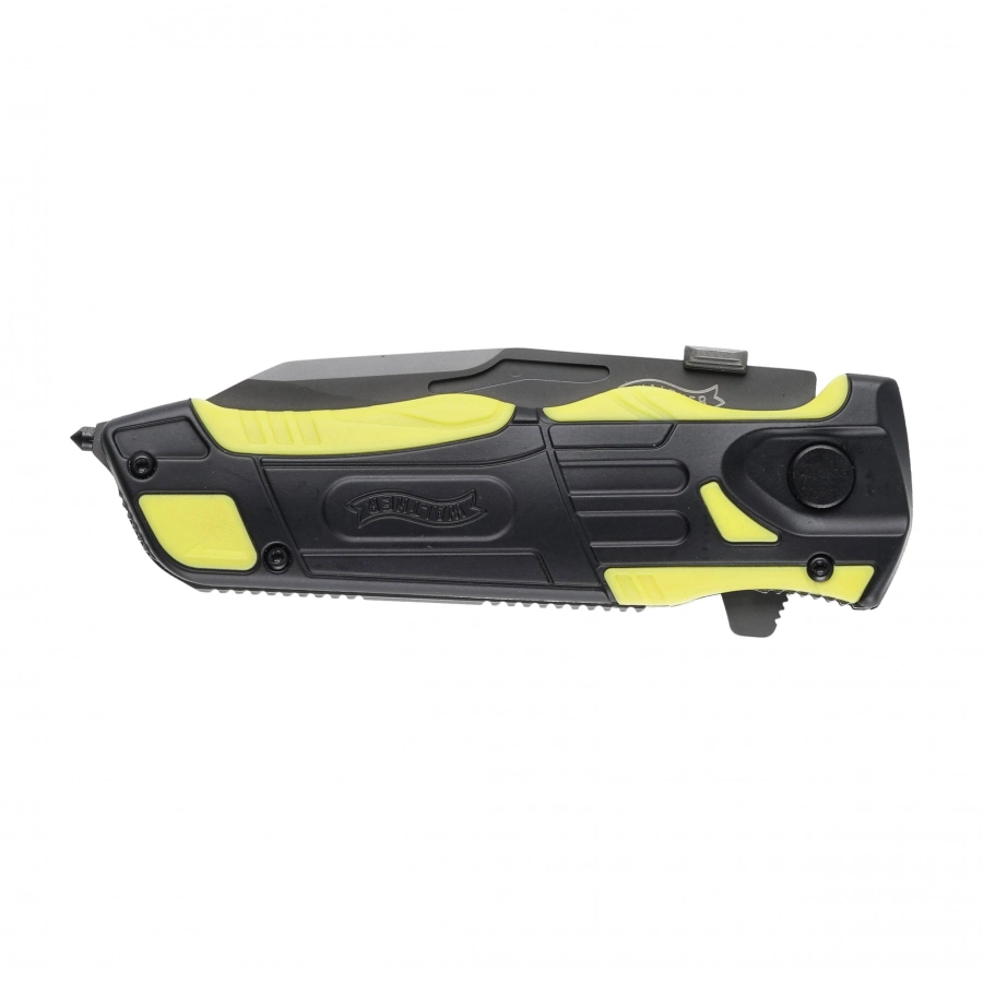 Walther Pro Rescue black and yellow folding knife 4/7