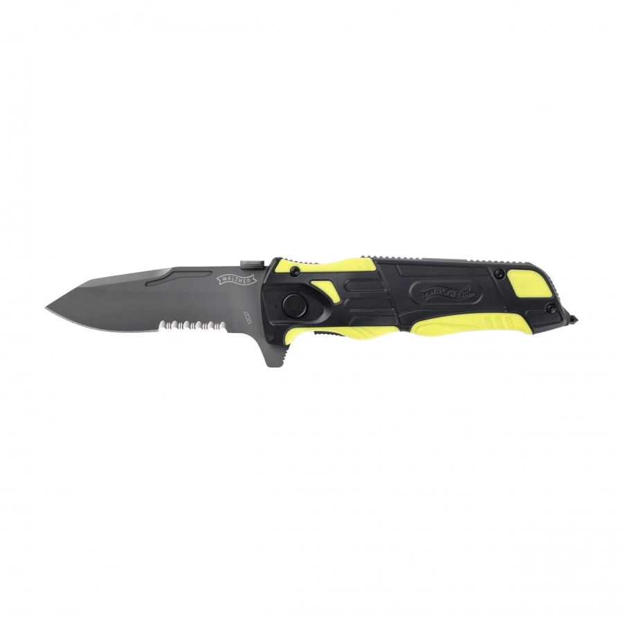 Walther Pro Rescue black and yellow folding knife 1/7