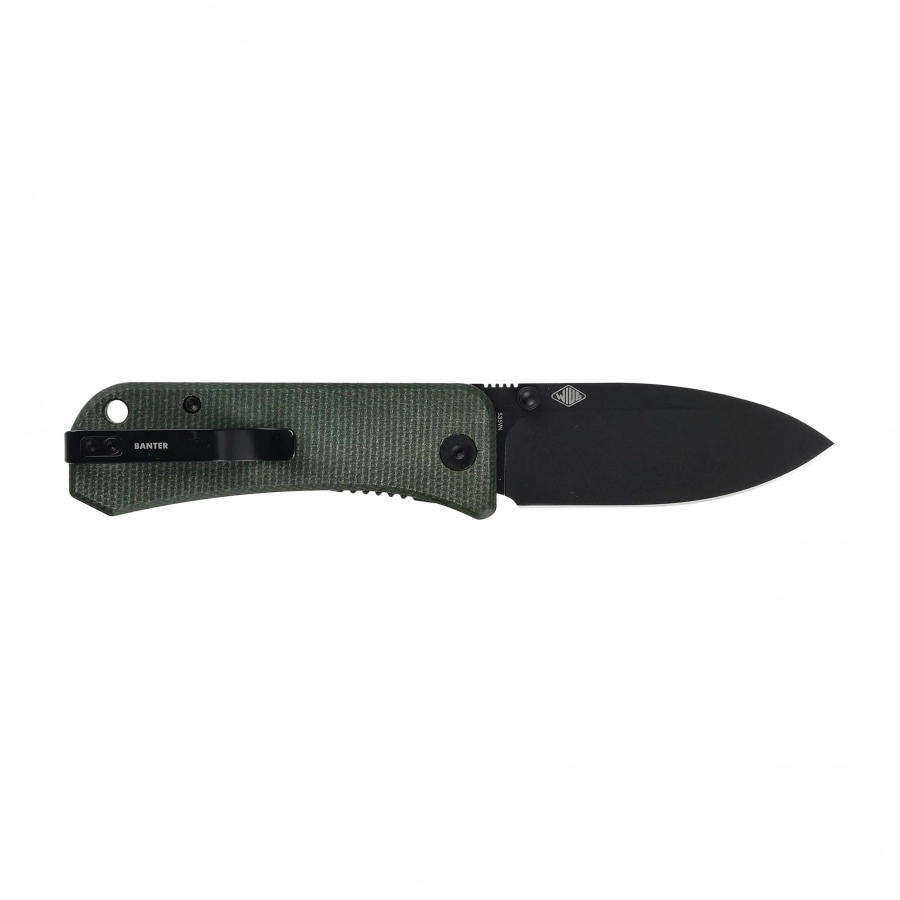 WE Knife Banter 2004J green micarta folding knife 2/9
