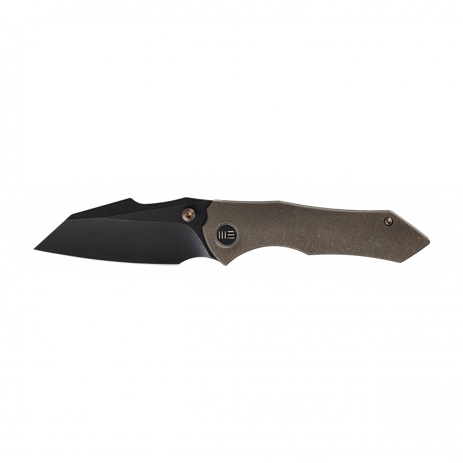 WE Knife High-Fin folding knife WE22005-2 bronze 1/6