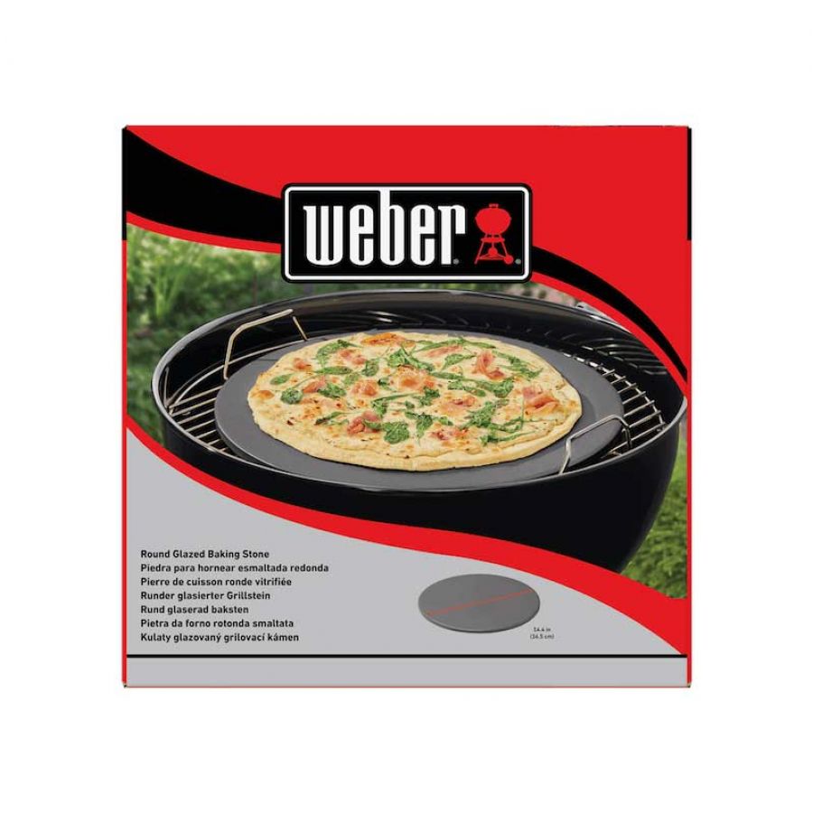 Weber pizza stone round 36 cm 2/2