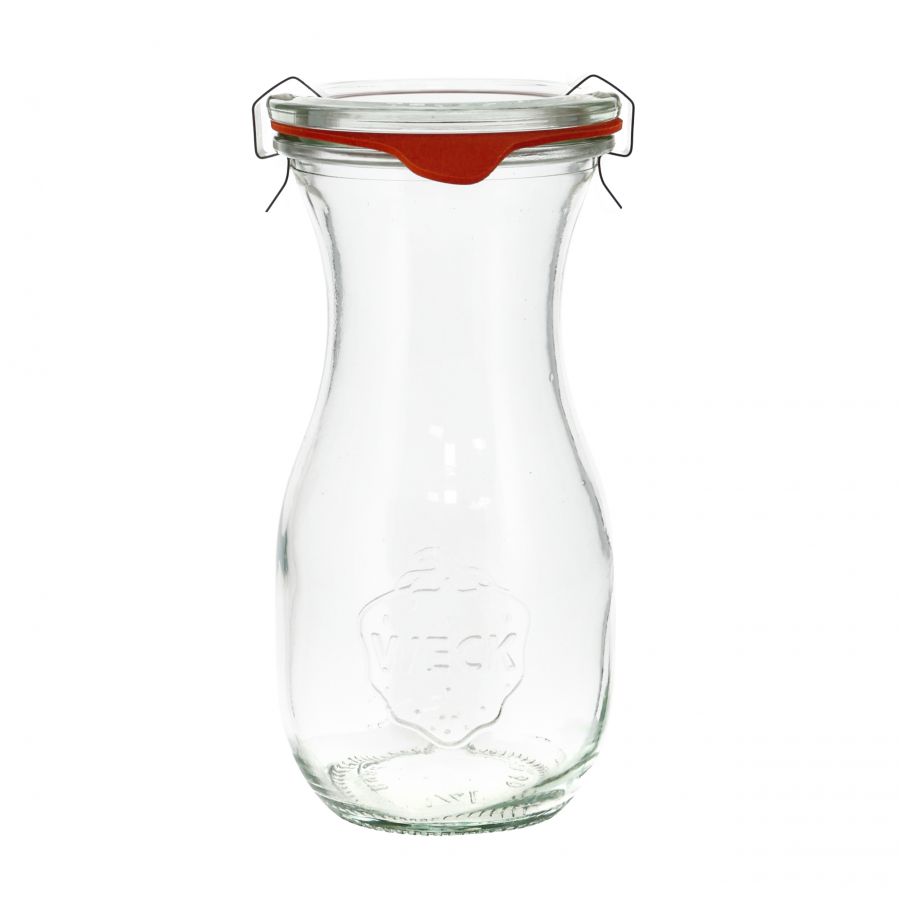 Weck Saftflasche bottle with ear lid. and 2 zap. 290m 1/3