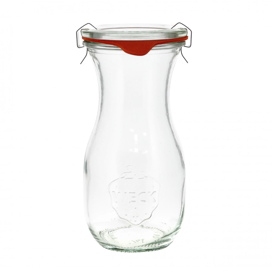 Weck Saftflasche bottle with ear lid. and 2 zap. 290m 1/3