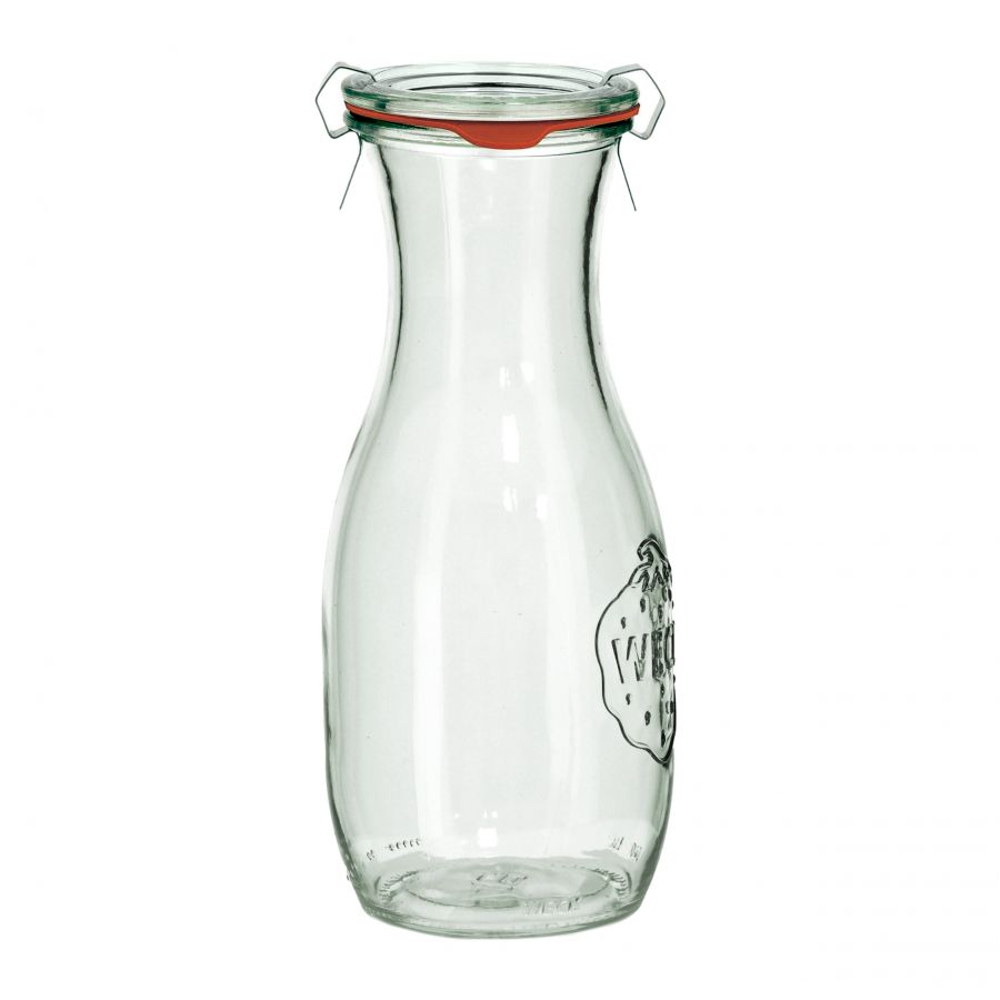 Weck Saftflasche bottle with ear lid. and 2 zap. 530m 1/4