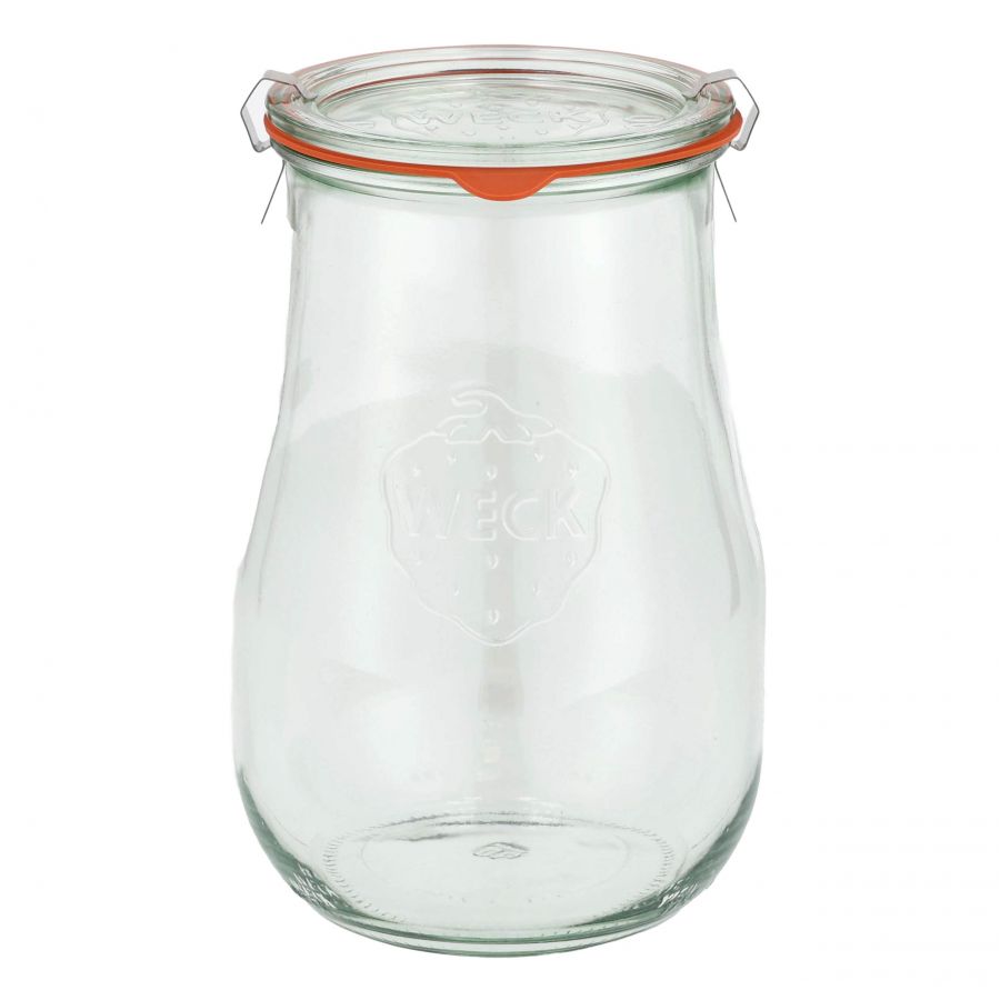Weck Tulip jar with ear lid. 2 zap. 1750 ml 4 pcs 1/2