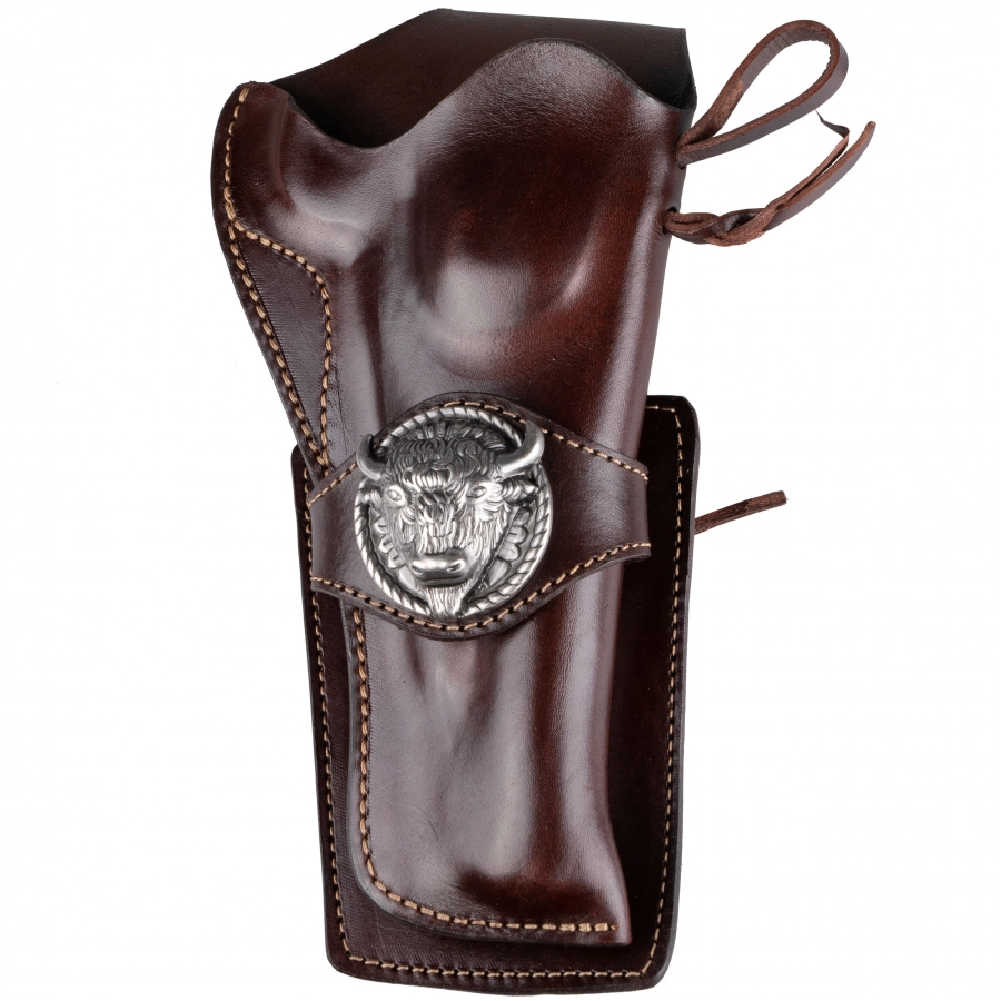 Western CP 5.5" open buffalo brown holster 1/1